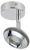 Kinkiet SKIPPER 1x6W LED COB, główka okrągła 1E z przegubem KD SYSTEM, chrom, 3000K, 91-67494