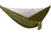 Hamak turystyczny z moskitierą 290x140 cm zielony
