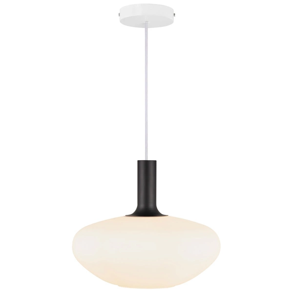 Lampa wisząca ALTON E27 60W Szkło | Biały