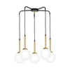 Lampa sufitowa nowoczesna PARMA V złoty śr. 52cm