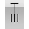 Lampa wisząca WEZYR 3 SL.0962 czarna 3xG9