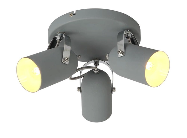 Lampa sufitowa GRAY 3xE14, szara, 98-66503