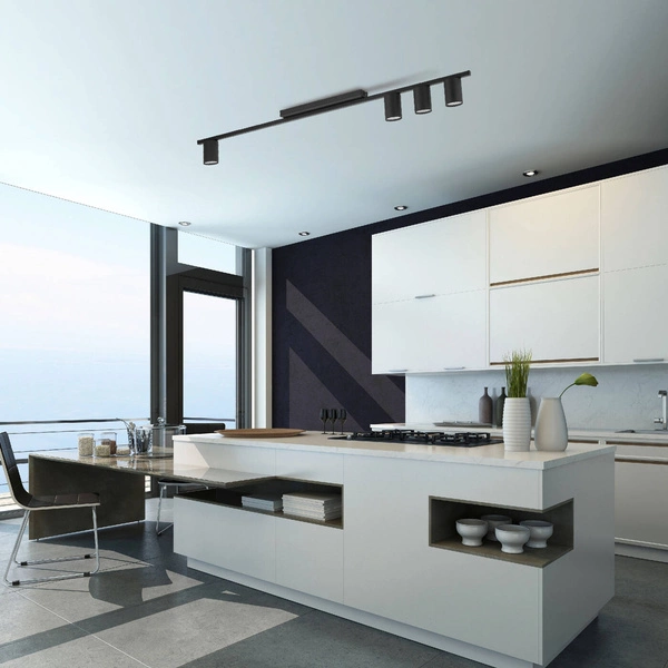 LOGAN BLACK LAMPA SUFITOWA 4 PŁ 4566