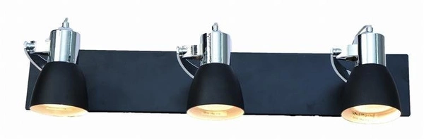 Kinkiet czarny Rawenna 1