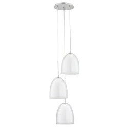 Lampa wisząca ALFA RONDA BIAŁA 3xE27 34cm | 60141