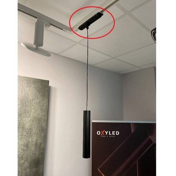 Baza montażowa do szyno-przewodu 3 fazowego systemu ARDIZONE TR1 czarna