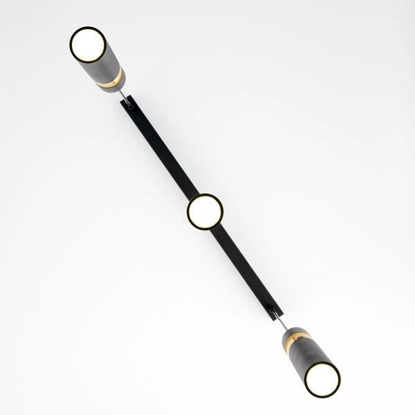 Nowoczesna Lampa wisząca ALAS wys. 120cm 3xG10 14W IP20 | Złoty