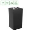 TORRE 18W CCT 230V IP54 99x78x162MM CZARNY KWADRATOWA ELEWACYJNA DWUKIERUNKOWE