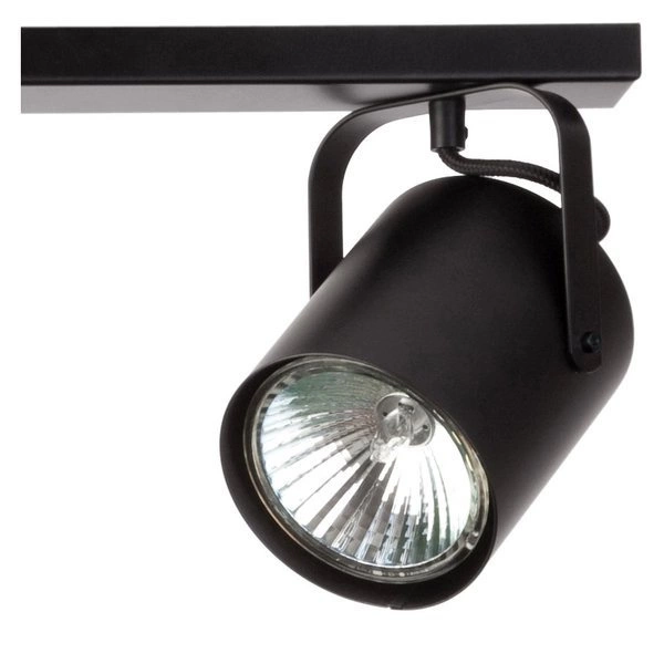Nowoczesna lampa sufitowa FLESZ E27 3 PLAFON czarny 31230