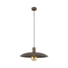 Brązowa lampa wisząca ASTRA BROWN 1XE27 10964