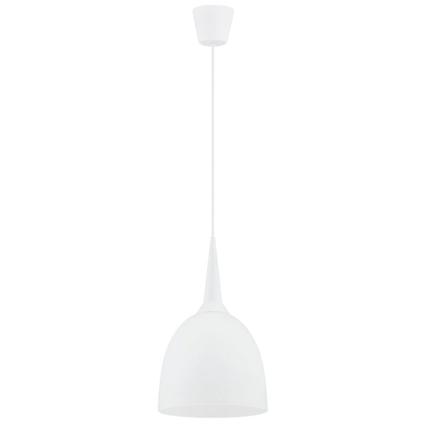 Lampa wisząca ALFA UNI BIAŁA 1xE27 23cm | 60628