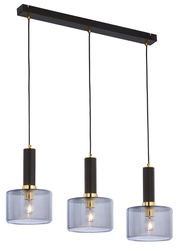 Nowoczesna Lampa wisząca VANES wys. 39-80cm 3xE27 15W IP20 | Złoty