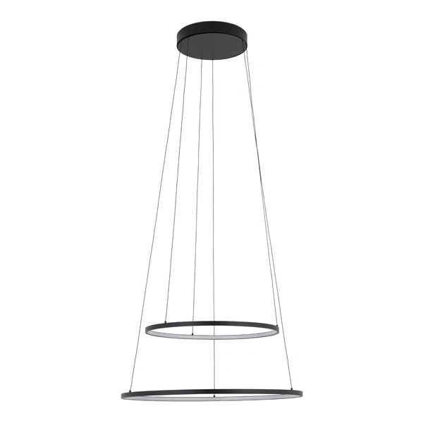 Lampa wisząca CIRCOLO POWER LED 11647 3000K 67W 3700lm wys.149cm | czarny