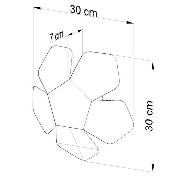 Kinkiet PENTA Czarny Stal, G9, 2x40 W, SL.0423