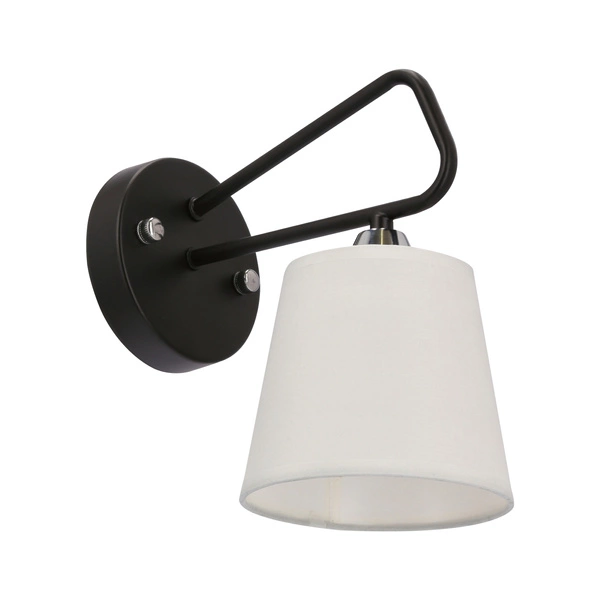 Kinkiet MORLEY LEDEA, 50401090, czarny/biały, 1x60W E14