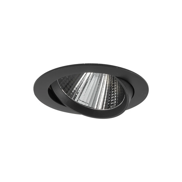Lampa punktowa podtynkowa EGINA LED szer. 14cm 15W barwa ciepła 3000K | czarny 10557