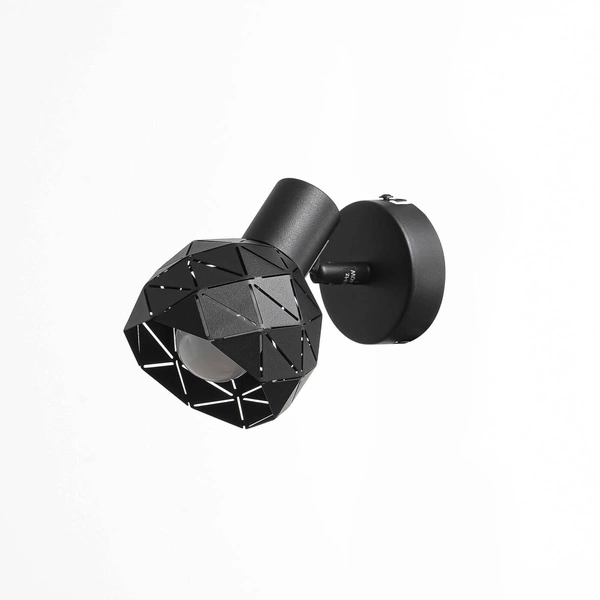 Nowoczesny kinkiet REUS czarny