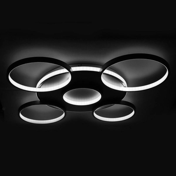 LAMPA DEKORACYJNA SUFIT 120W ZŁOTA + PILOT DL-Z03