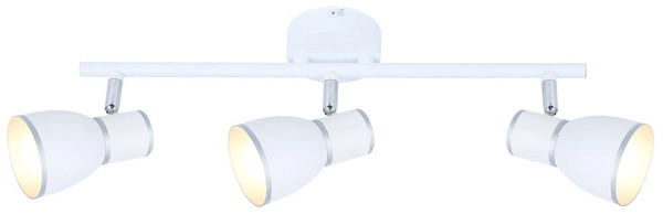 Lampa sufitowa FIDO listwa 93-63403 biały/chrom 3xE14
