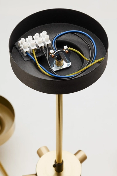 Klasyczna Lampa wisząca CORTINA wys. 100cm 1xE27 15W IP20 | złoty