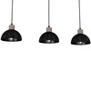 Lampa wisząca ERIK, MLP7640, przecierany czarny/drewno patynowane, 3x60W E27