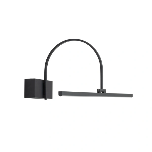 Kinkiet ARTLINE LED 11958 3000K 6W 410lm CRI80 szer. 59cm | czarny