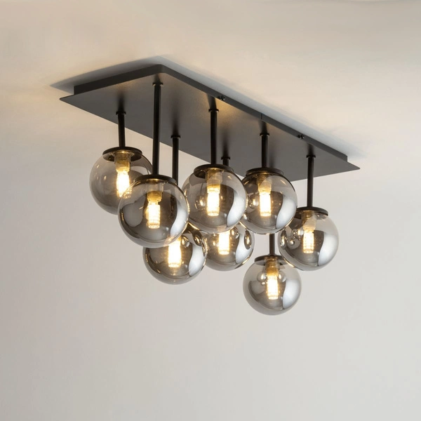 Lampa Sigma Tulia 8 krótki szary 33496