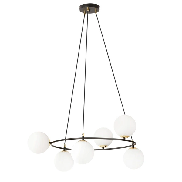 Lampa wisząca Emibig AZURA 6 BL OPAL 1295/6