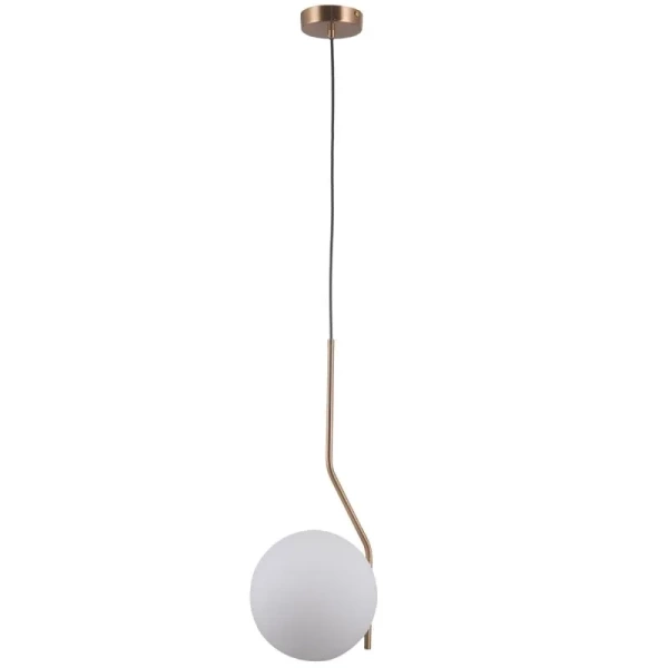 Lampa wisząca CARIMI wys cał. 100cm E27 | mosiądz