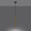 Lampa Wisząca PASTELO 1 złoty połysk