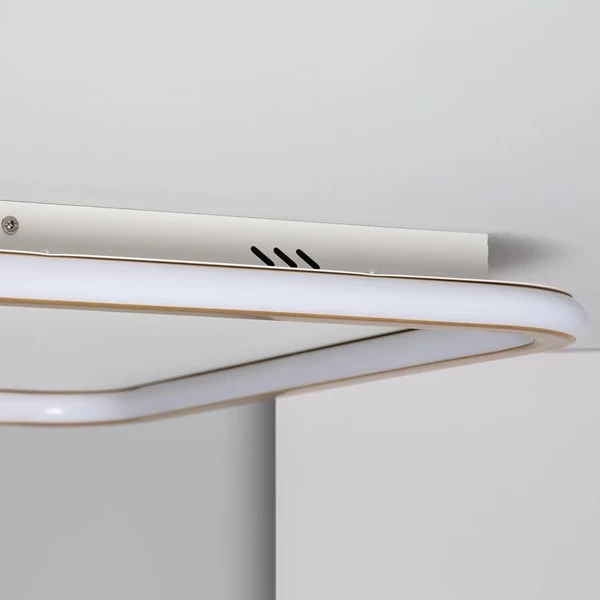 Plafon LED 28W Kwadratowy Złoty CCT 3000K/4000K/6000K 50x50cm Abruzzo Angelo