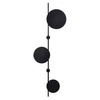 Lampa ścienna kinkiet okręgi REGA 3x G9 okrąg 141cm | czarny