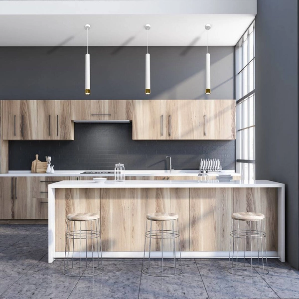 Nowoczesna lampa wisząca DANI WHITE/GOLD 1xGU10 MLP6235