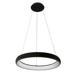 Lampa wisząca Alessia śr. 61cm 50W LED barwa ciepła 3000K | czarny/biały