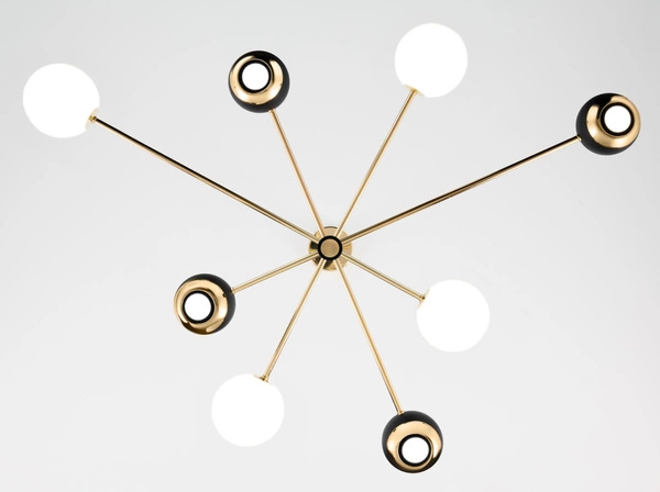 Nowoczesny Żyrandol MOKA wys. 47-69cm 4xG9 4xGU10
14W IP20 | Złoty