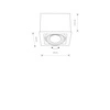 Lampa sufitowa BOX BLACK ES111 9495