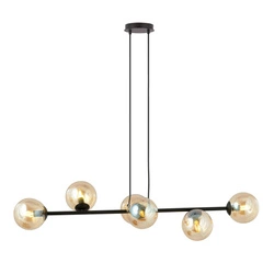 Lampa wisząca Emibig ROSSI 6 BL MIODOWY 876/6