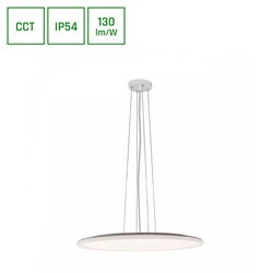 NYMPHEA FLAT DUO 48W CCT 230V 120ST IP54 FI500X26MM BIAŁY OKRĄGŁA