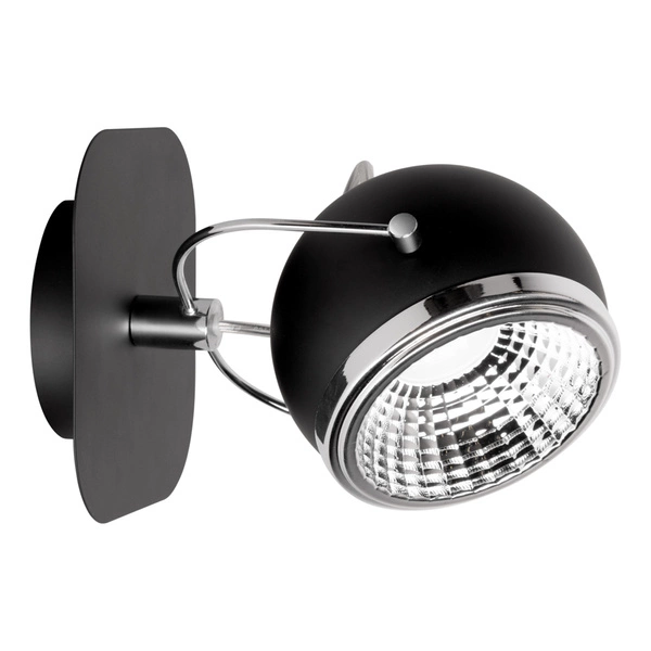 Kinkiet kulowy w zestawie 1xGU10 LED 6W Czarny Metal 5009184