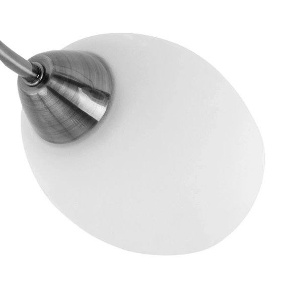 Lampa sufitowa Pisa 5xE27 maks. 60W metal satynowy/białe szkło 8280527