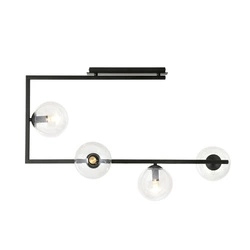 Lampa sufitowa Emibig SOMA 4 BL TRANSPARENT 1289/4