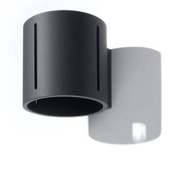 Kinkiet Sollux INEZ Aluminium, Czarny G9 40W, SL.0353
