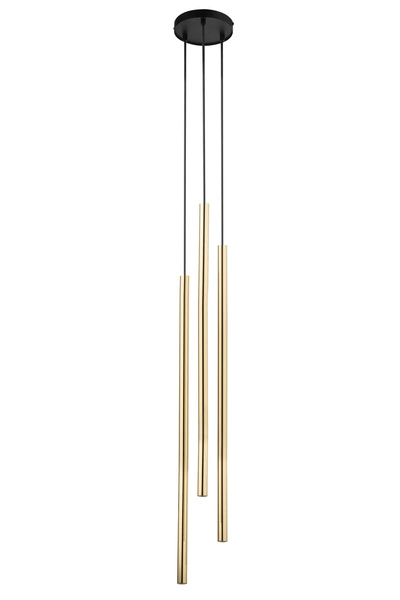 Lampa Sigma SOPEL LUX 3 KOŁO długi czarny/złoty 40748