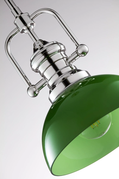 Klasyczna Lampa wisząca PLATINO wys. 166cm 1xE27 15W IP20 | nikiel błyszczący