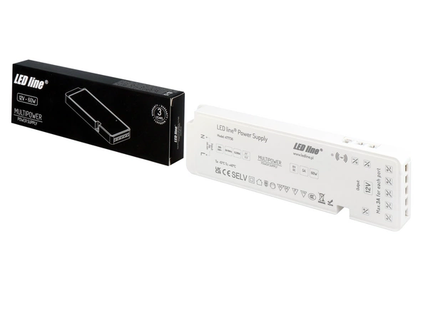 Zasilacz Multipower 60-12 5A 60W 12V IP20