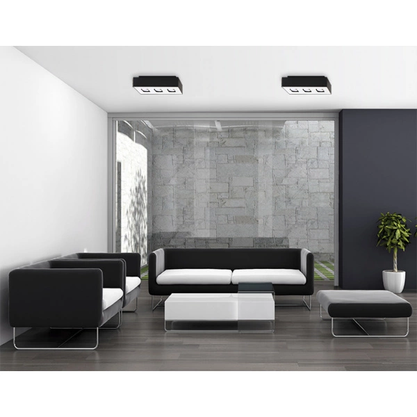 Nowoczesny plafon MONO 3 SL.0072 Czarny 3xGU10