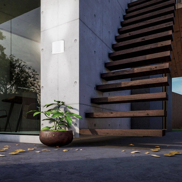 Kinkiet SAPRI, biały, 2x3W LED, barwa neutralna 4000K, IP54