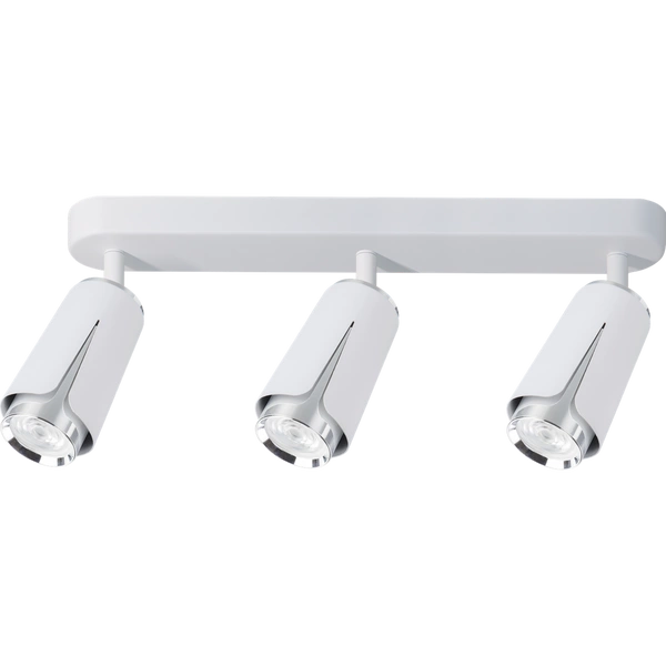 FLOWER WHITE CHROME SPOT 3xGU10