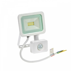 NOCTIS LUX 2 NAŚWIETLACZ 10W WW 230V IP44 160x104x25mm BIAŁY czujnik ruchu PIR