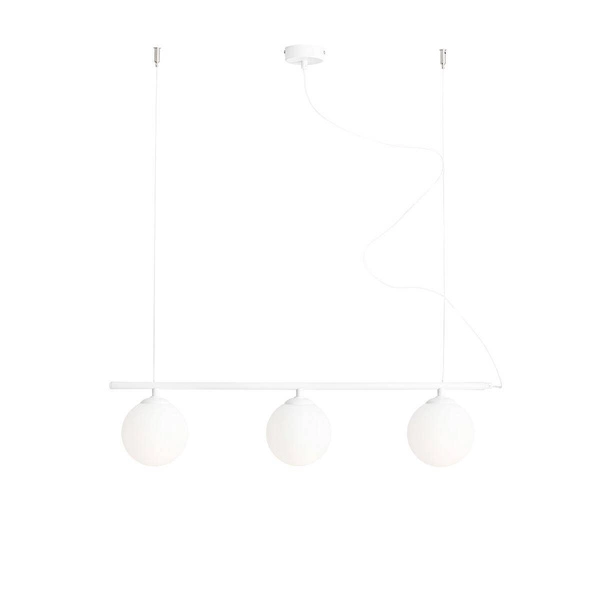 Aldex Lampa wisząca BERYL 3, 1006E, biała, 3x40W E14